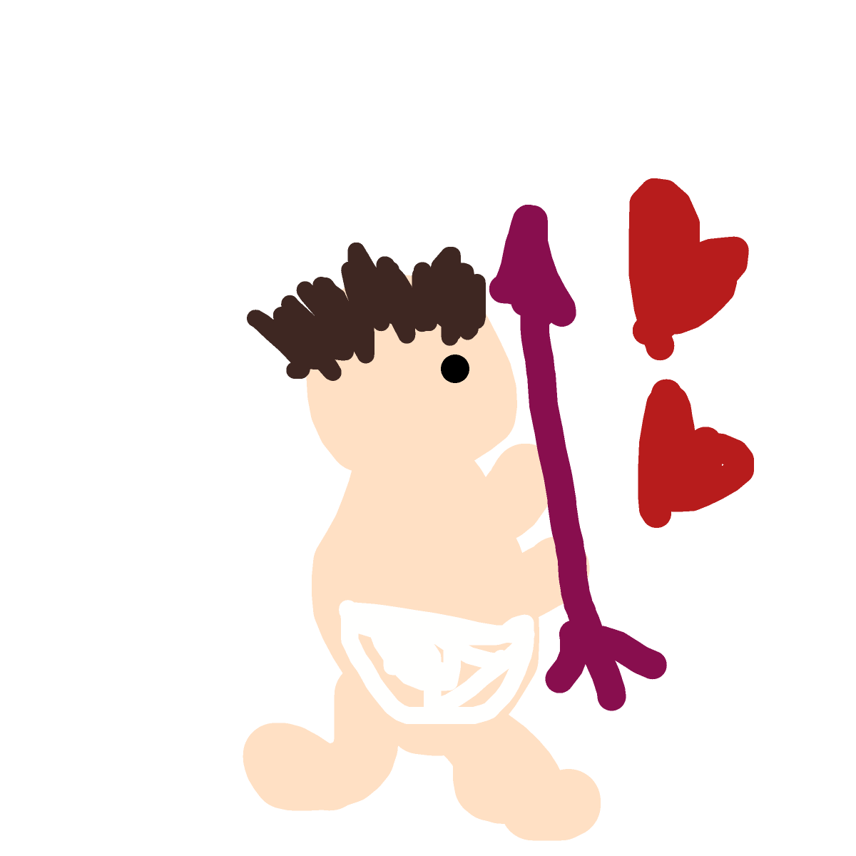 Cupid drawing by oxox