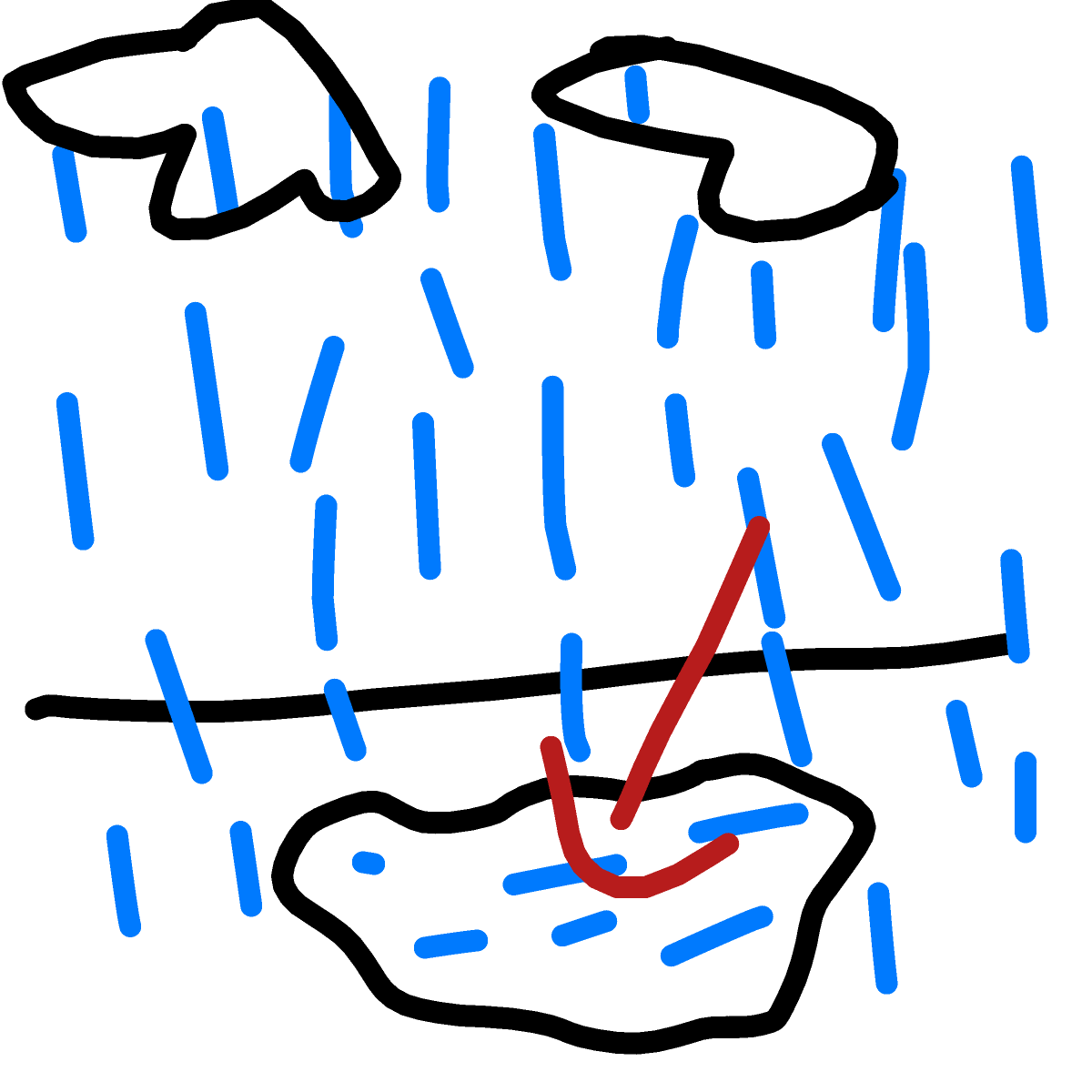 Puddle drawing by sonic-bold-major