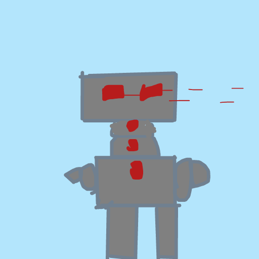 Robot drawing by light-jade-pride