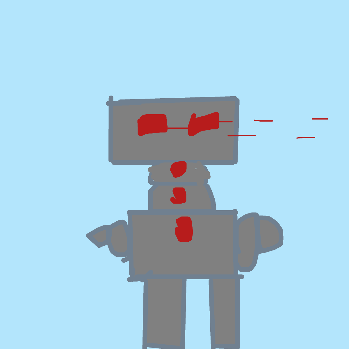 Robot drawing by light-jade-pride