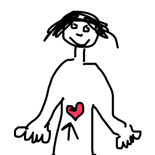 Heart drawing by mikestam195