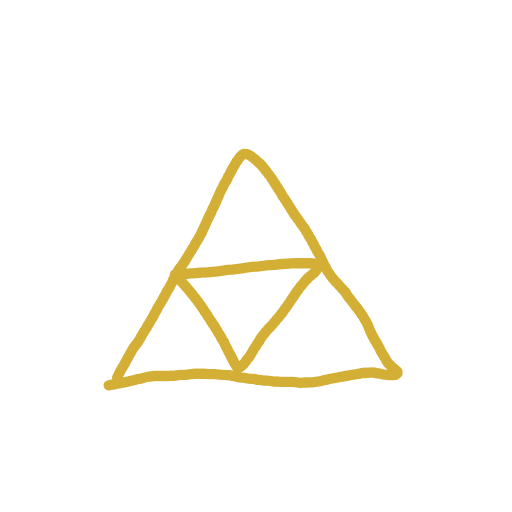 Triforce drawing by Cwis448