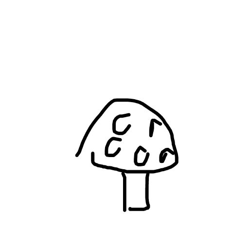 Mushroom drawing by lili