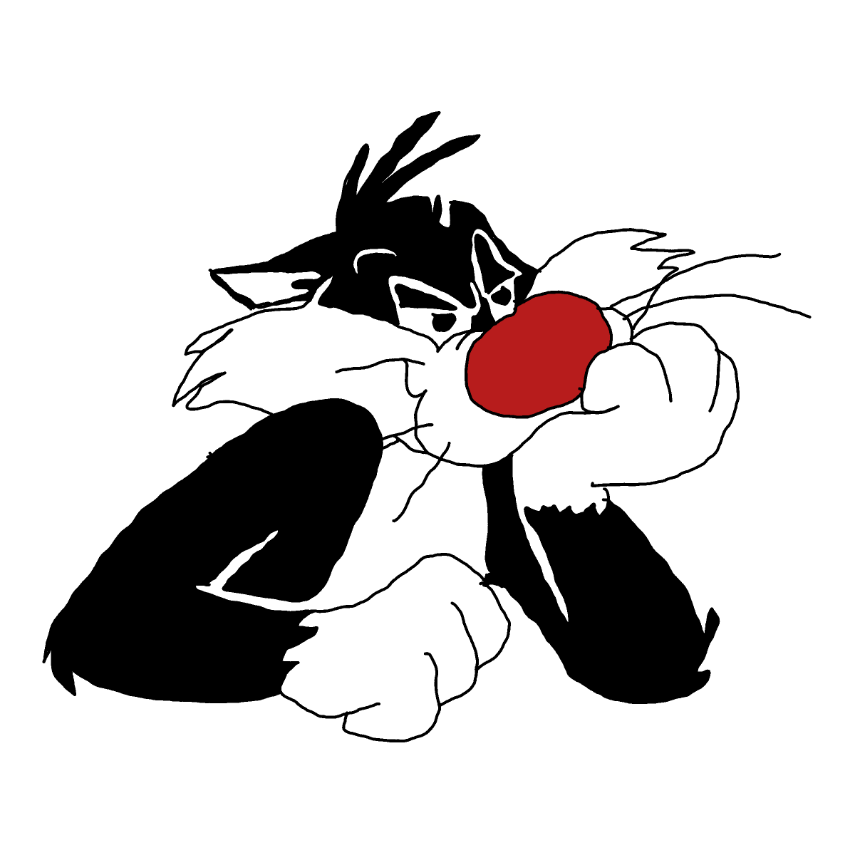 Sylvester drawing by Guardianoflives