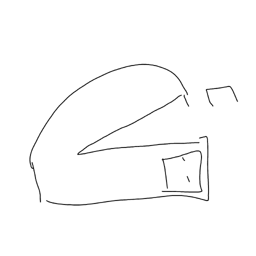Stapler drawing by Shandi