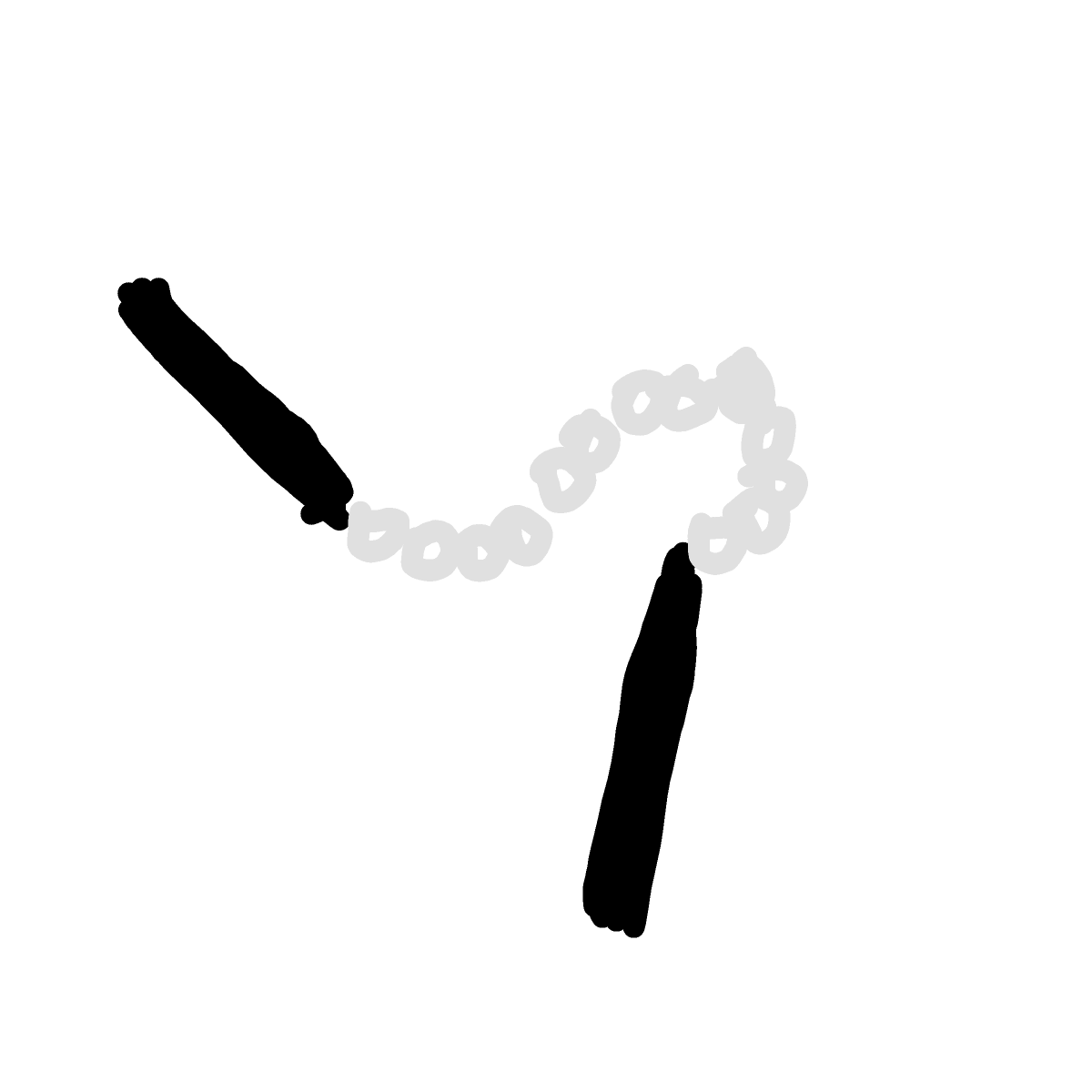 Nunchucks drawing by Toni27
