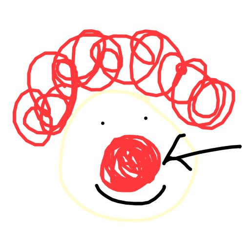 Clown Nose drawing by meeeeep