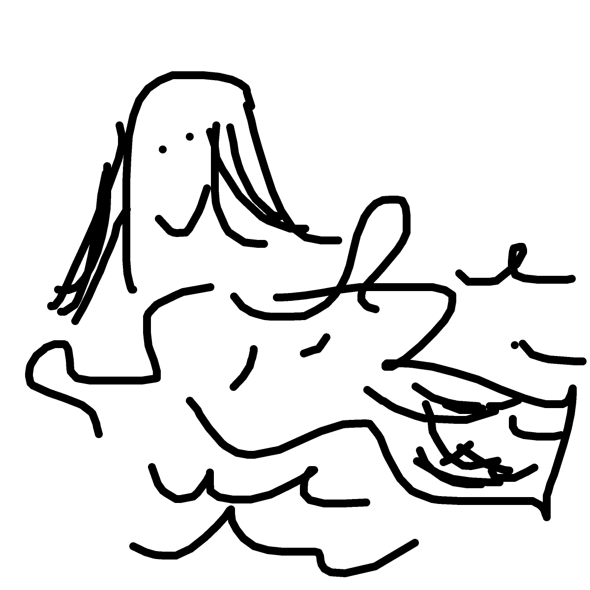 Mermaid drawing by live-quick-flux