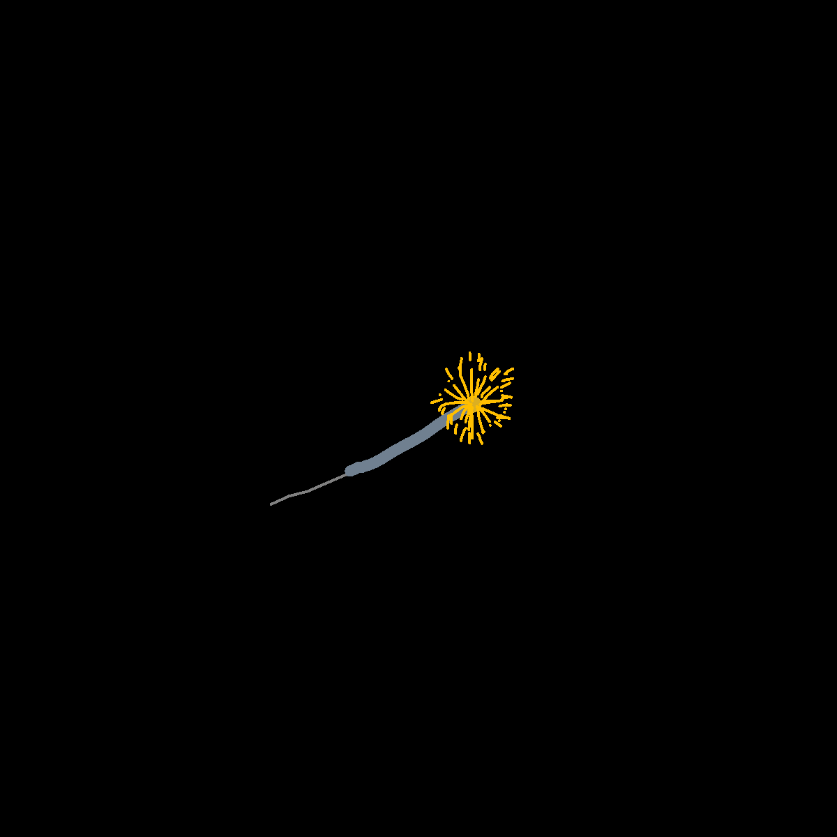 Sparkler drawing by dawn-alpha-ace