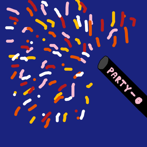 Confetti drawing by krissywissy