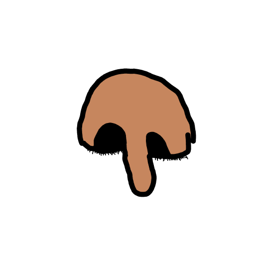 Mushroom drawing by KevinFaber