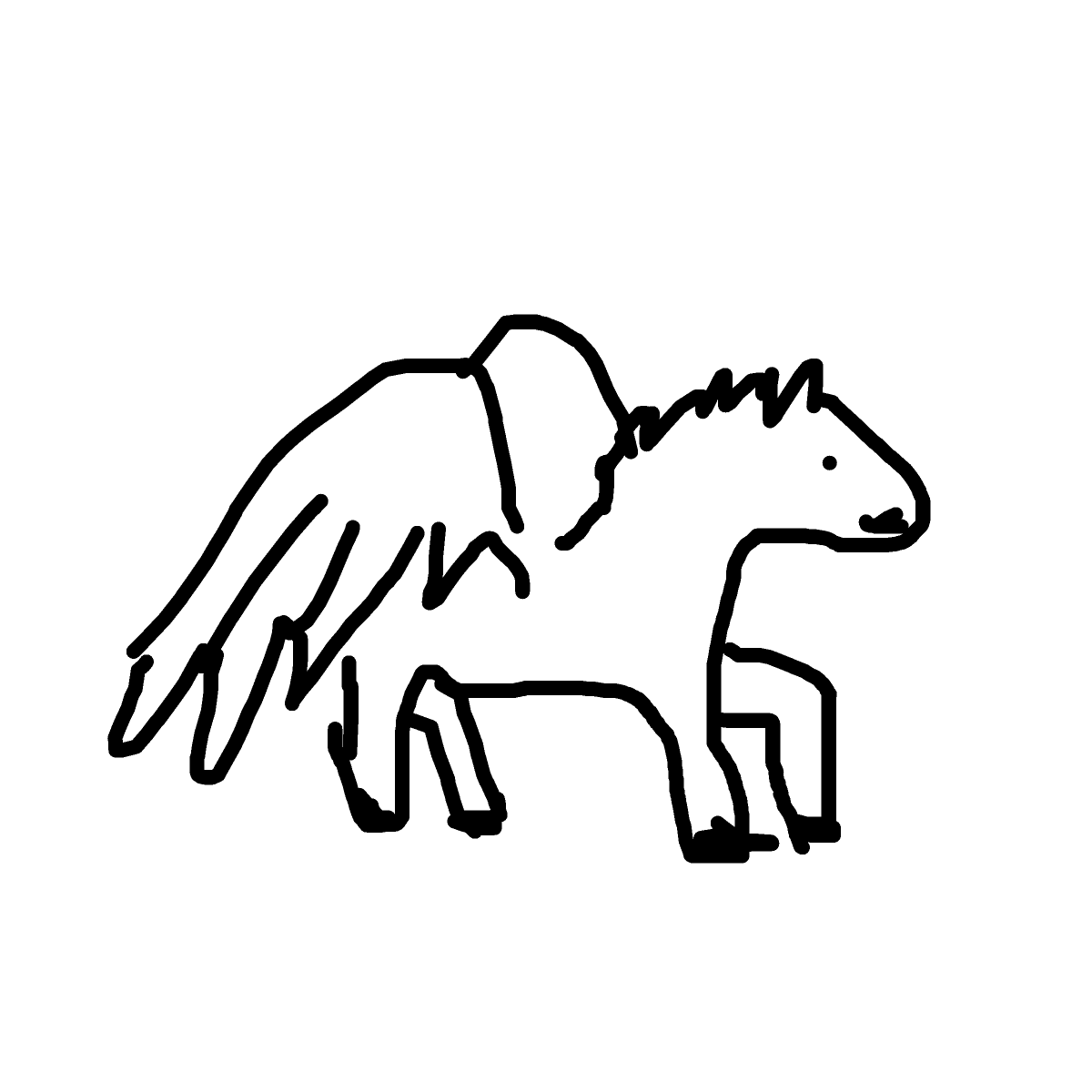 Pegasus drawing by gabester