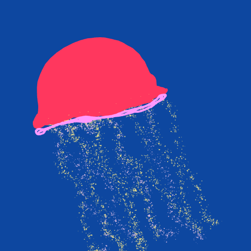 Jellyfish drawing by sun-rose-drive