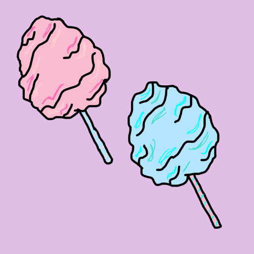 Cotton Candy drawing by monthra