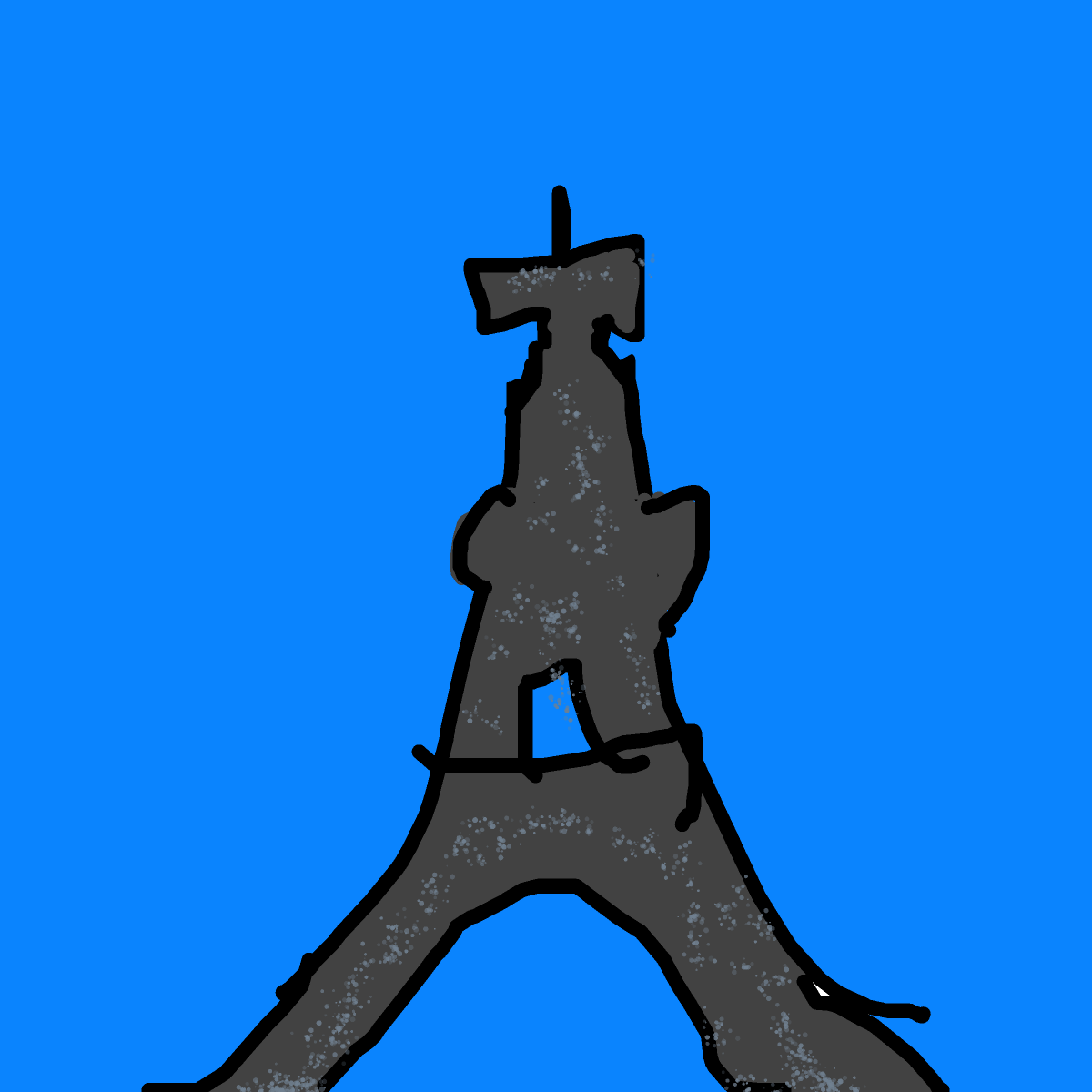 Eiffel Tower drawing by ian