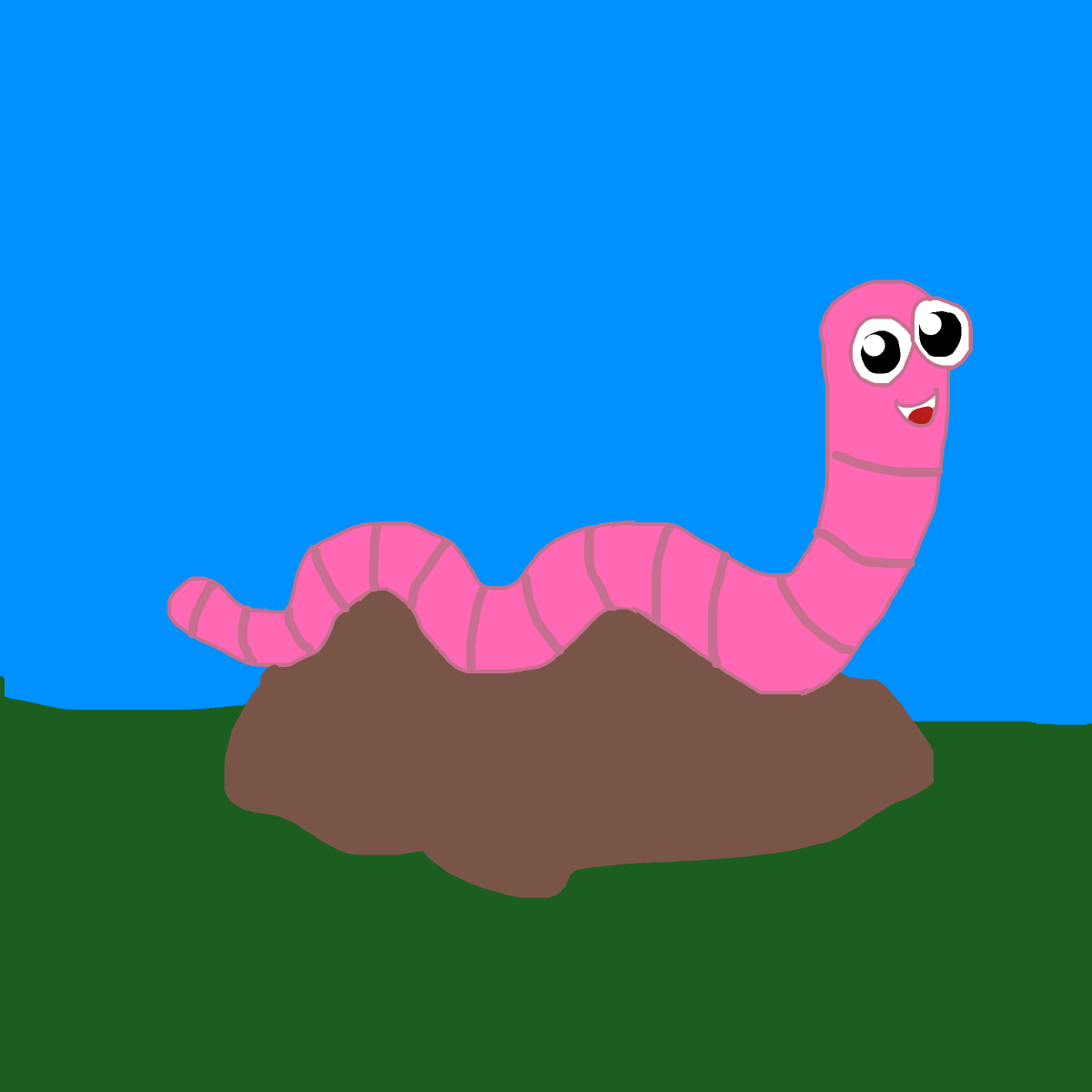 Worm drawing by carla