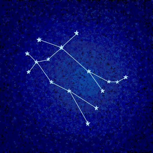 Constellation drawing by monthra