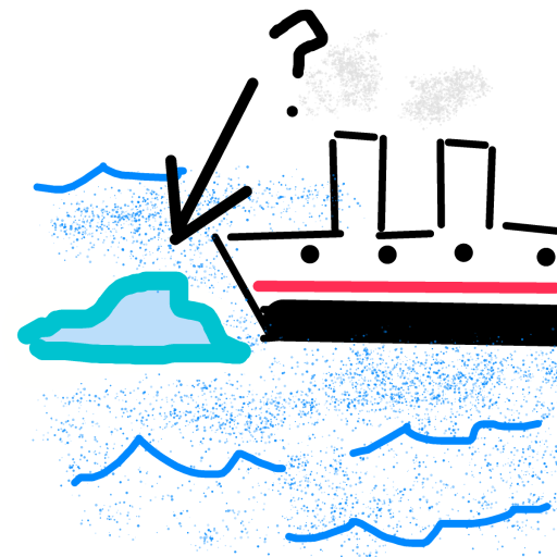 Iceberg drawing by pearl-set-moon