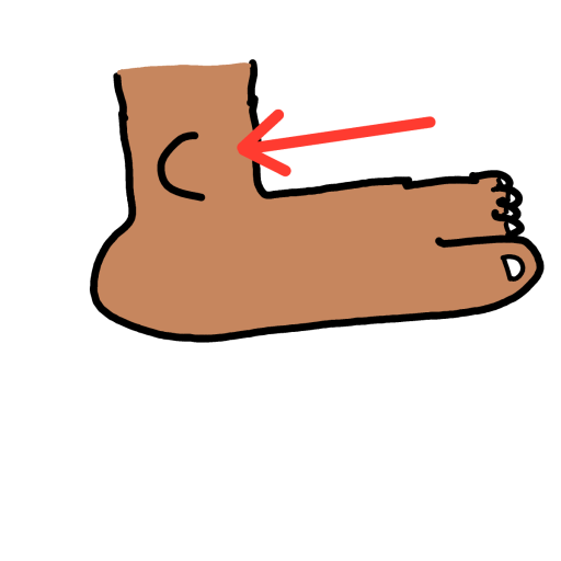 Ankle drawing by conn0rr