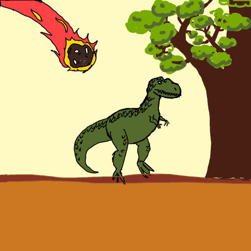 T-Rex drawing by lala