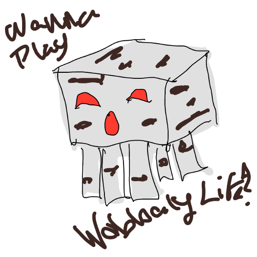 Ghast drawing by wind-noble-grace