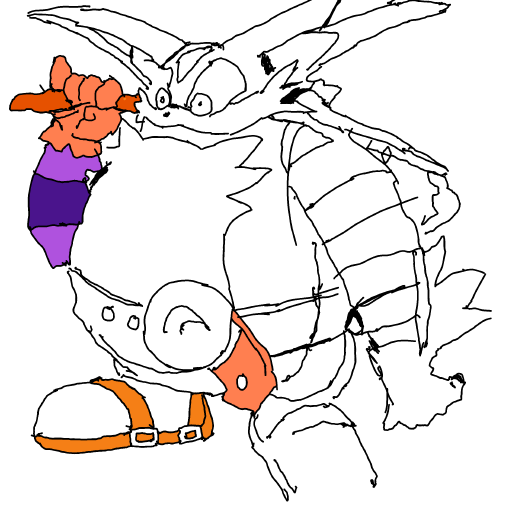 Big the Cat drawing by Zizzle Bean