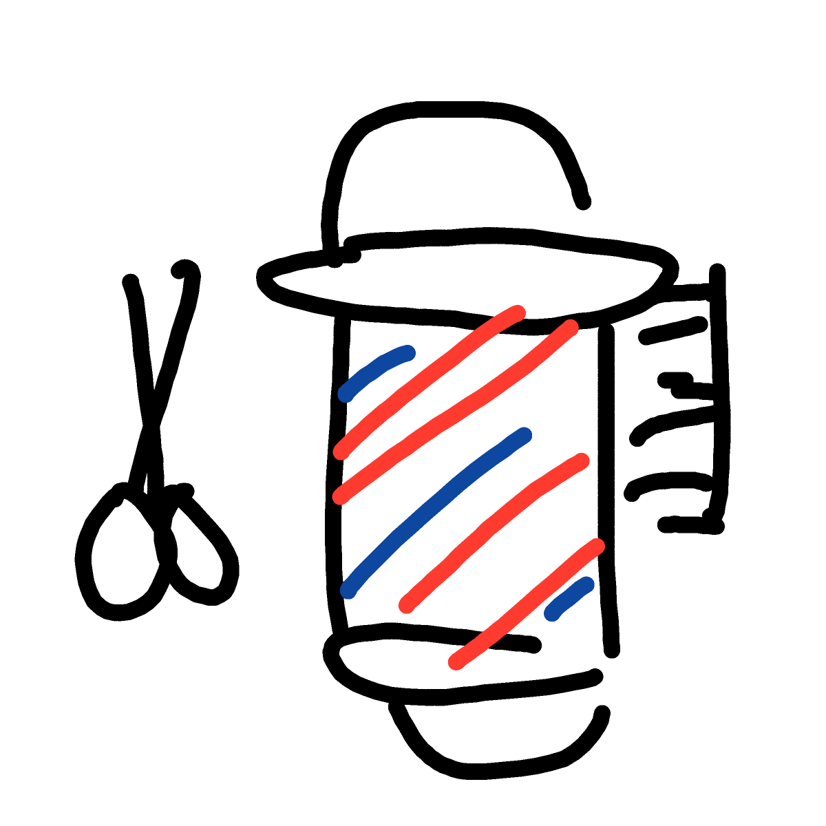 Barbershop drawing by fast-graph-power