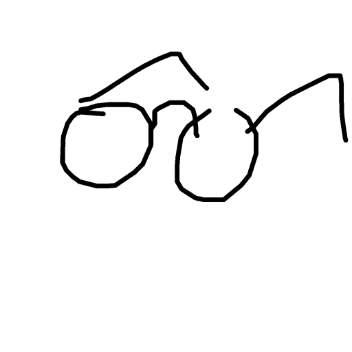 Glasses drawing by notquiteham