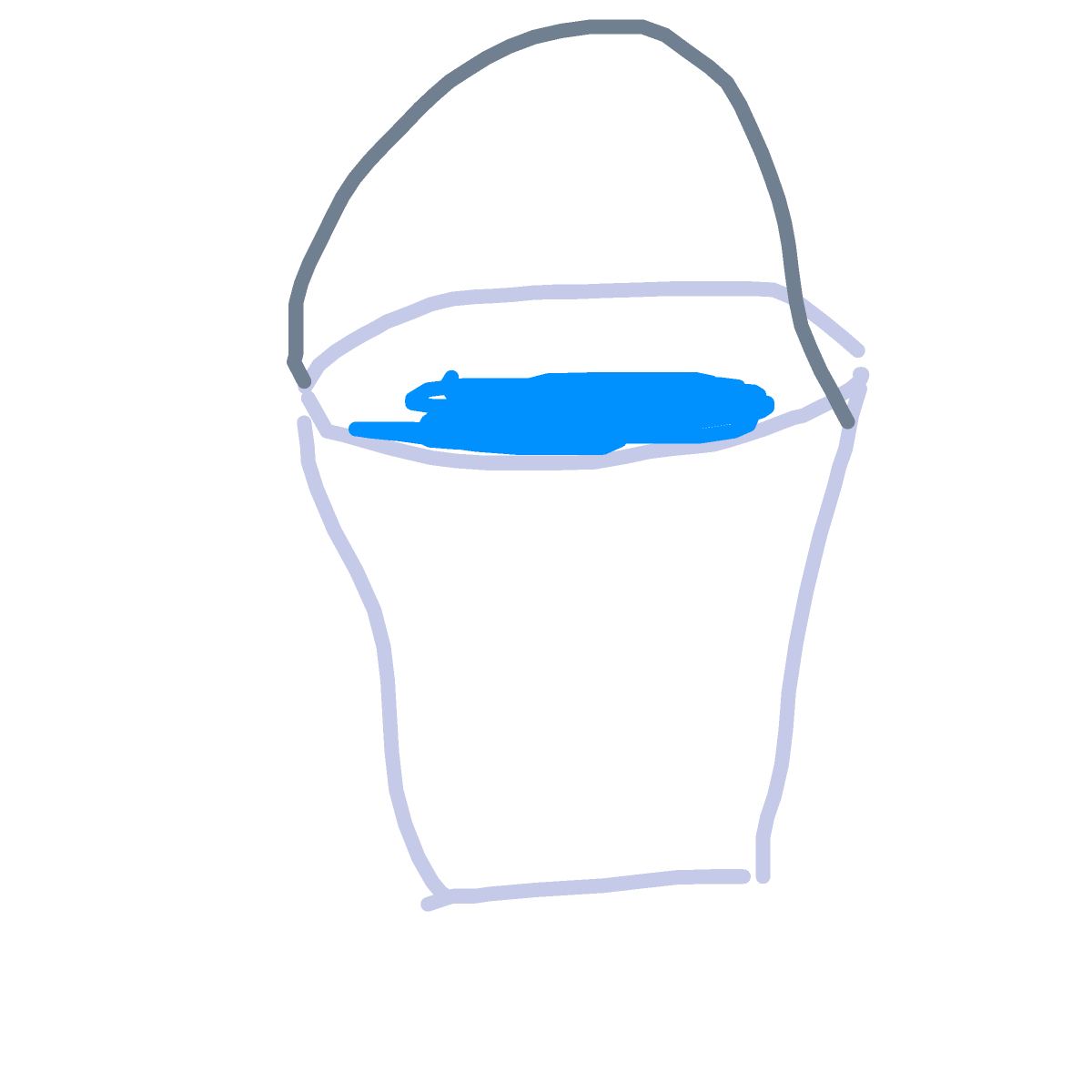 Bucket drawing by martinilopez