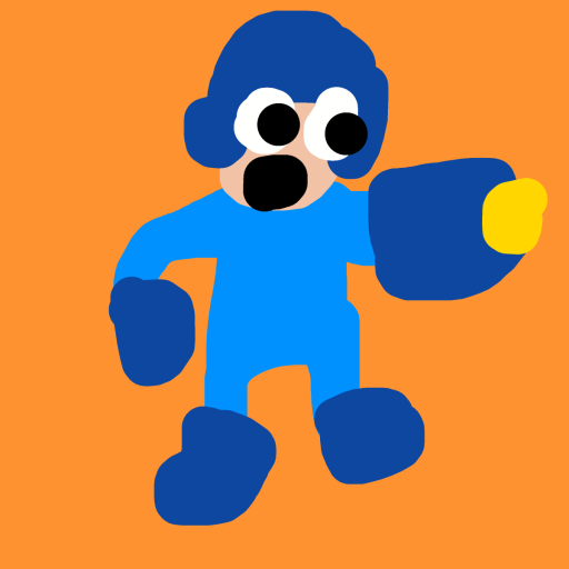 Mega Man drawing by knoxy