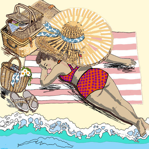 Wicker drawing by Bridgitte