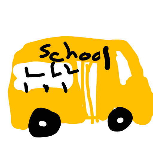 School Bus drawing by Horseeeeeeeeey