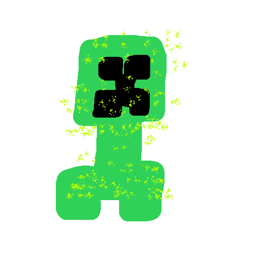 Creeper drawing by blue-alpha-rogue