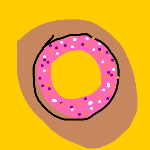 Donut drawing by vivid-color-style