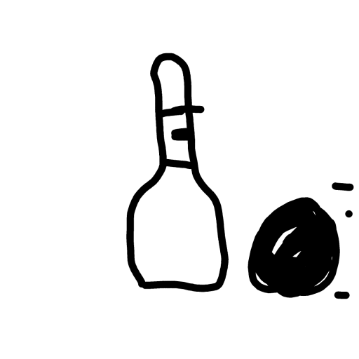 Bowling Pin drawing by jade-edge-shape