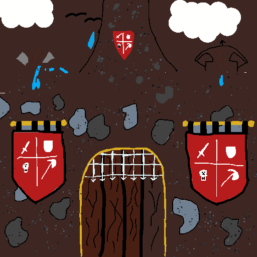 Castle drawing by pancakes palette