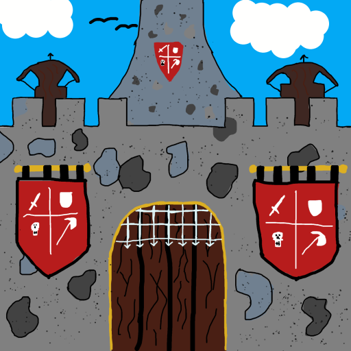 Castle drawing by pancakes palette