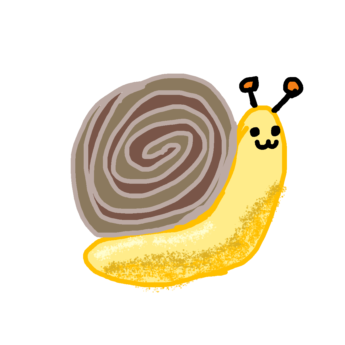 Snail drawing by panda girl