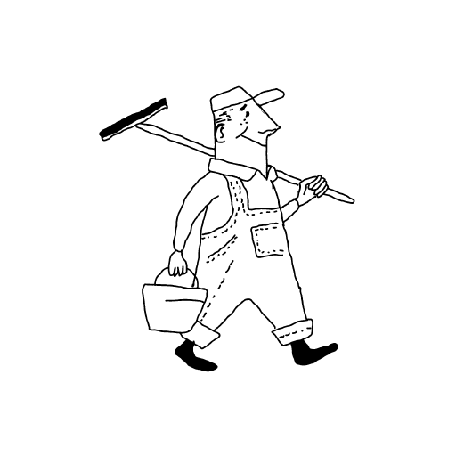 Janitor drawing by Guardianoflives