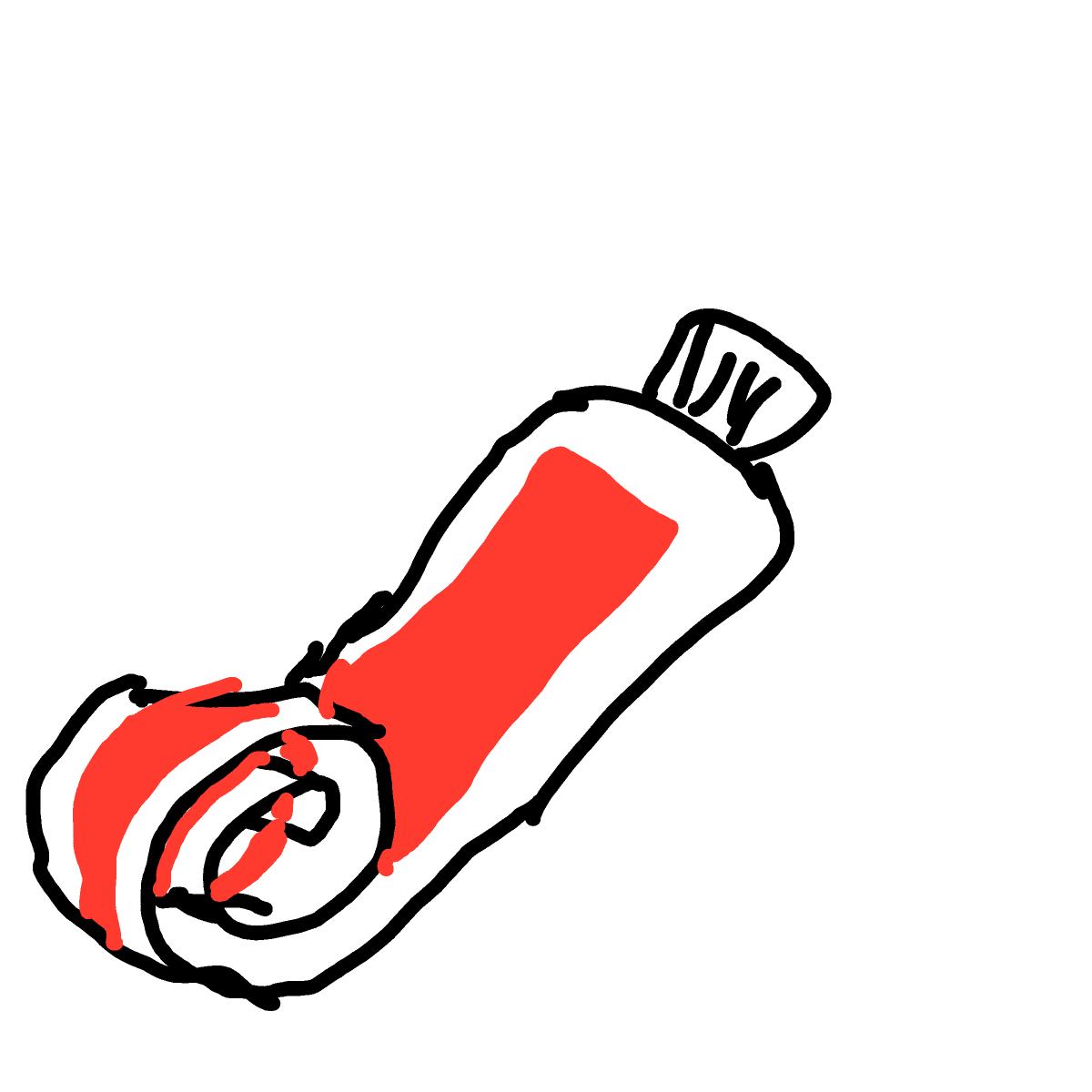 Toothbrush drawing by Shew