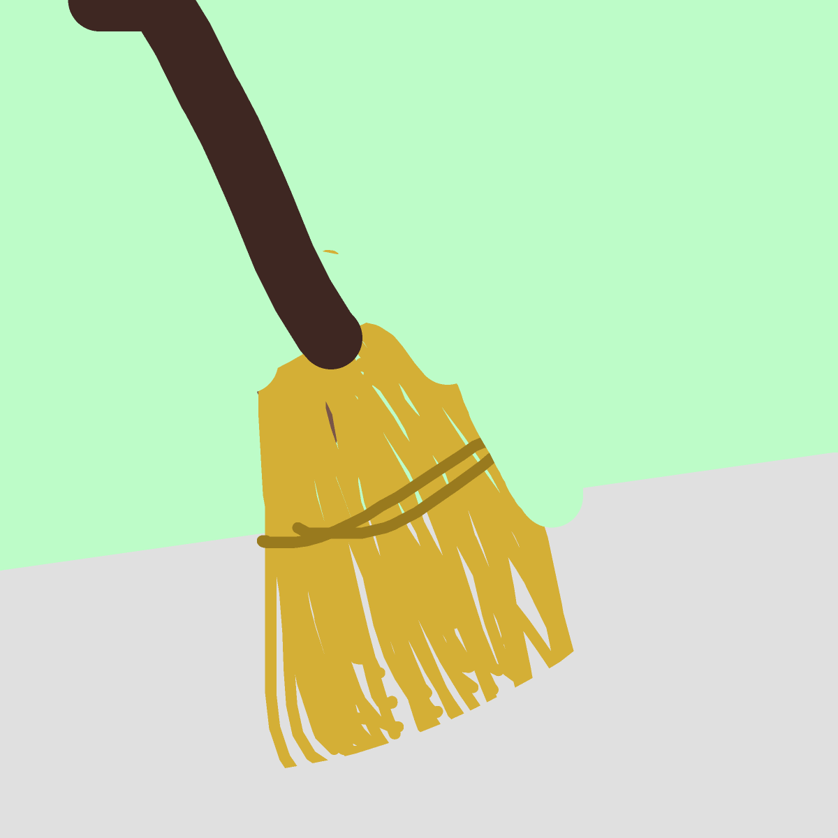 Broom drawing by nice-draw-designer