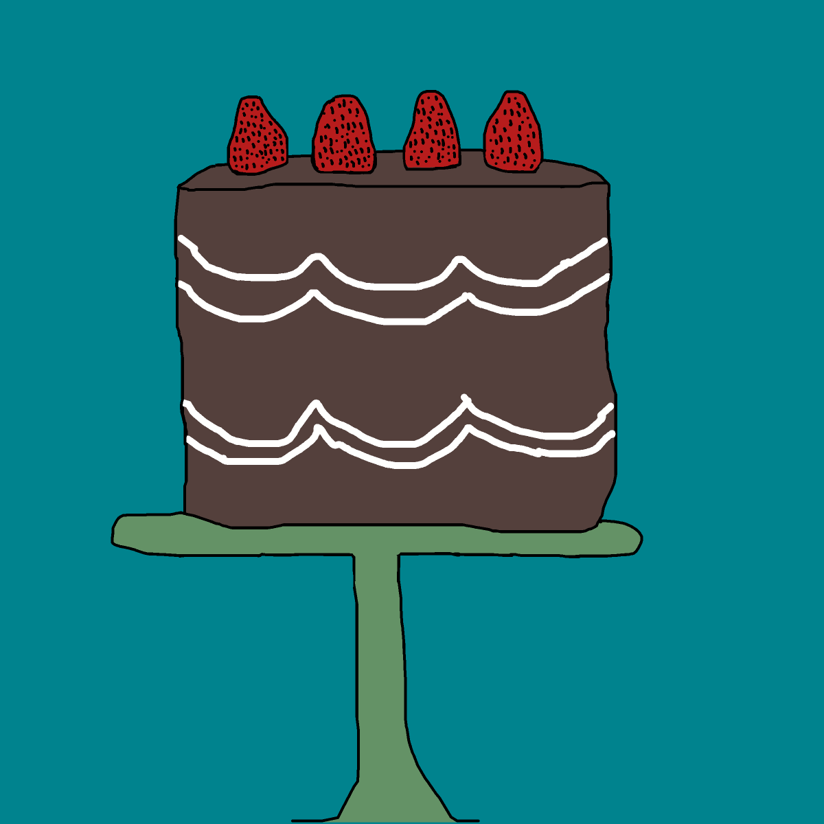 Cake drawing by krissywissy