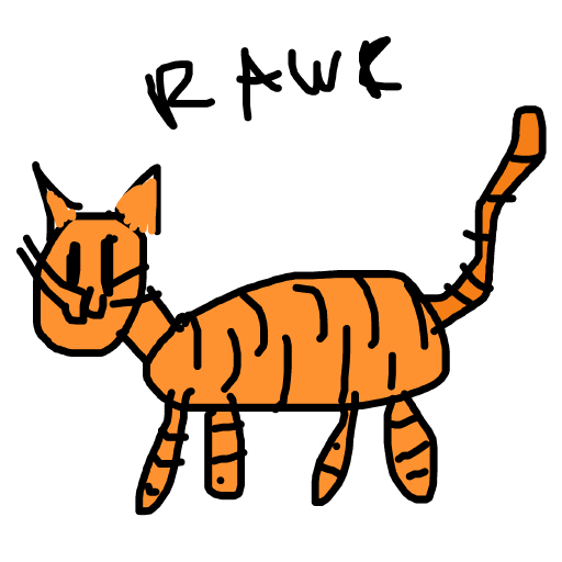 Tiger drawing by light-quick-forge