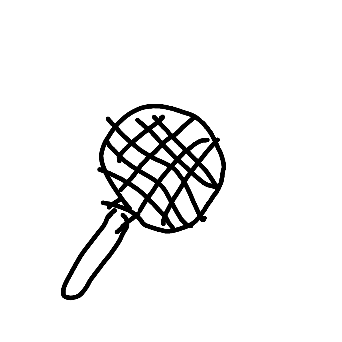 Racket drawing by mild-brass-boost
