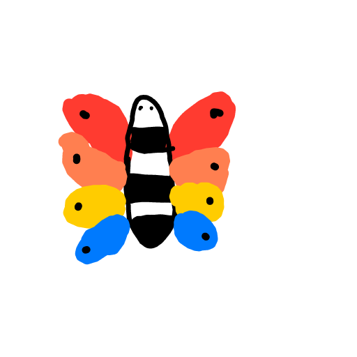 Butterfly drawing by KevinFaber