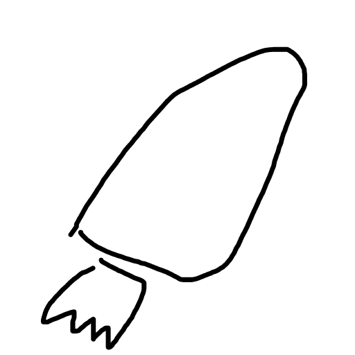 Rocket drawing by isi