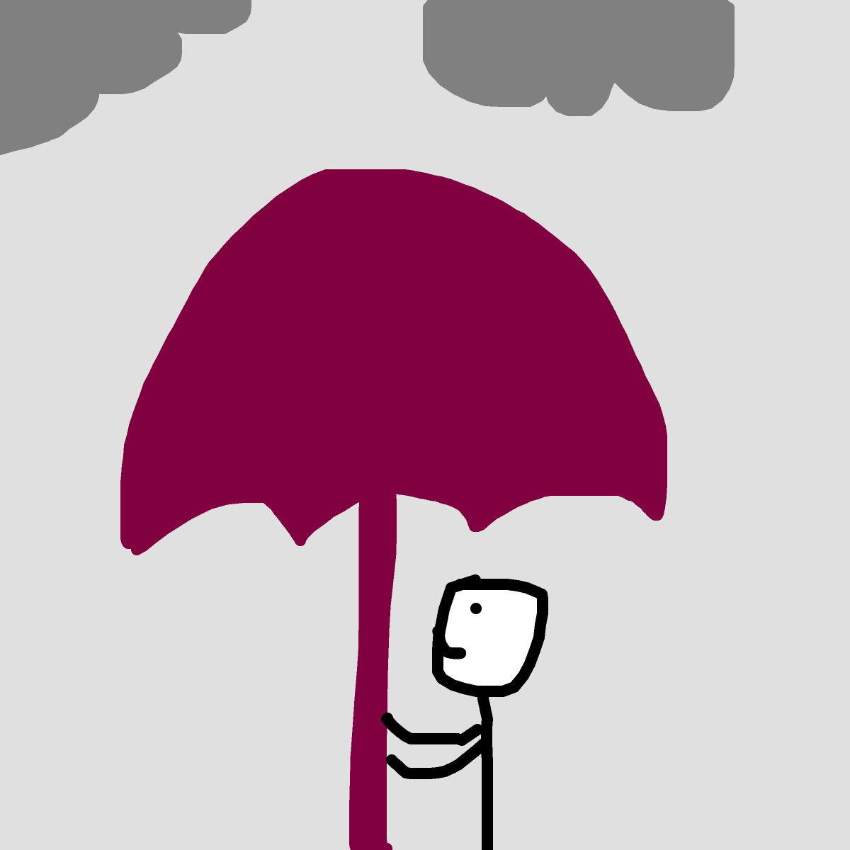 Umbrella drawing by ms lady