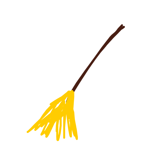Broom drawing by rare-huge-ninja