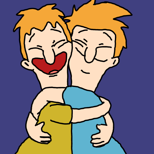 Andy & Ollie drawing by Guardianoflives