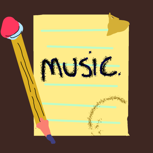 Music Note drawing by knoxy